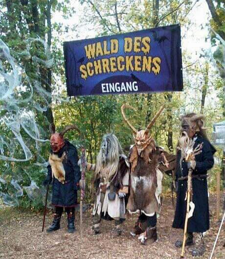 Zu Halloween im Zoo Park