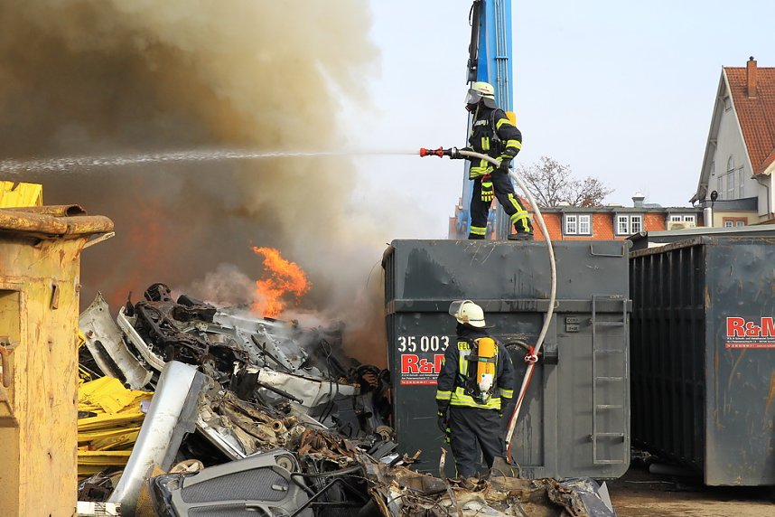Gro&szlig;brand in Bebra