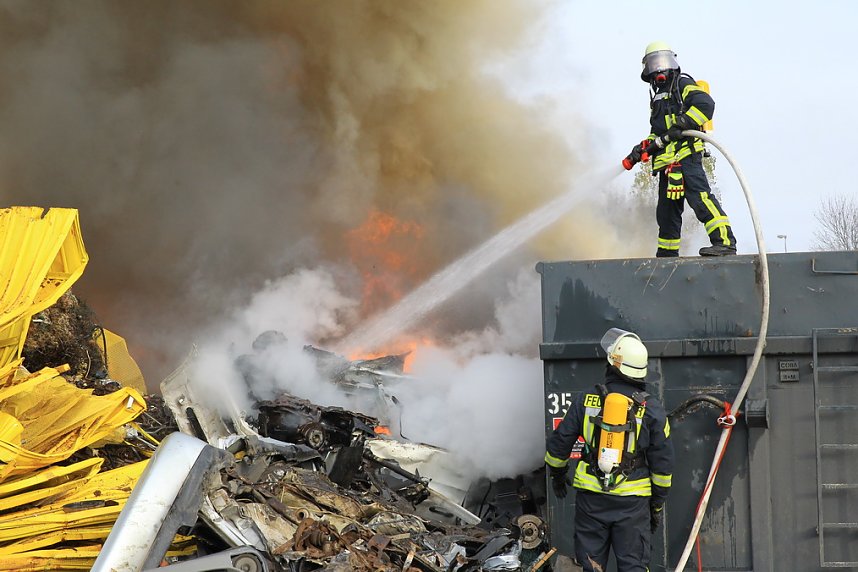 Gro&szlig;brand in Bebra