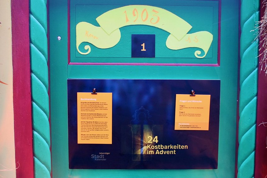 Erstes T&uuml;rchen wurde ge&ouml;ffnet