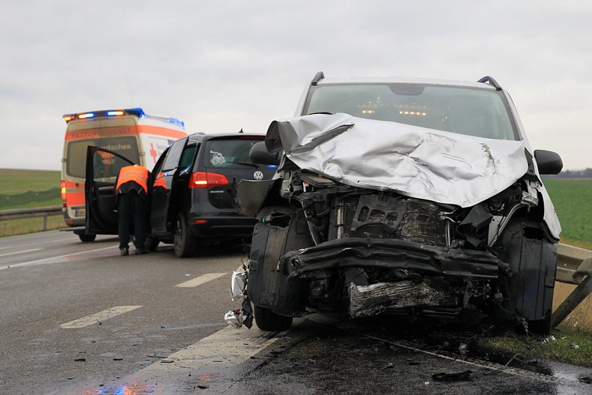 Schwerer Unfall auf der B249