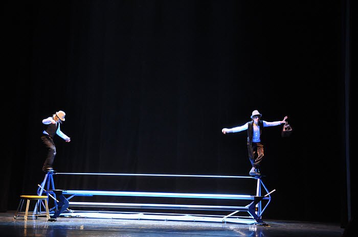 Salto Mortale im Theater