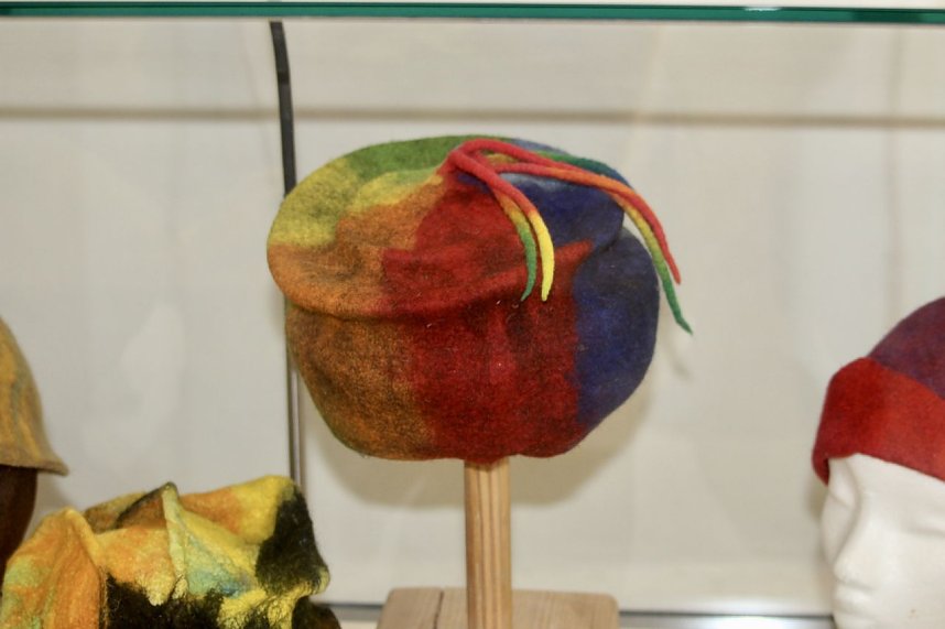 Kunstwerke aus Filz von Gabriele Hoffmann im Regionalmuseum Bad Frankenhausen