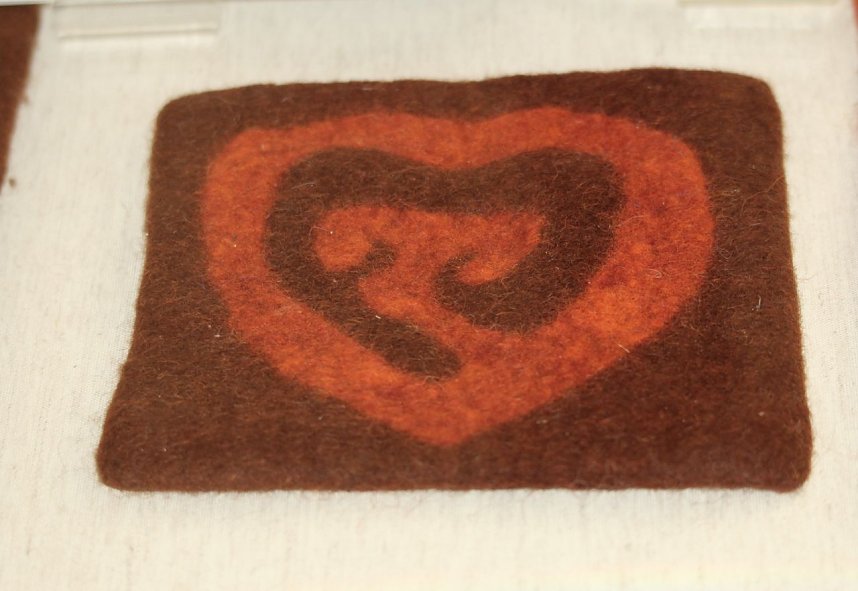 Kunstwerke aus Filz von Gabriele Hoffmann im Regionalmuseum Bad Frankenhausen