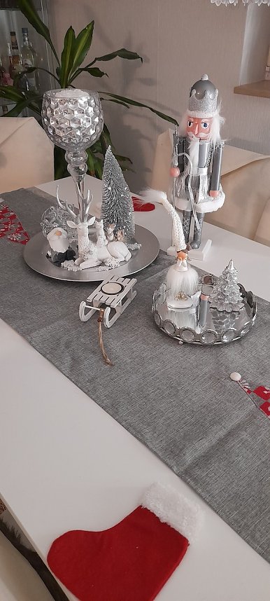 Der Schmuck des Tisches zum 3.Advent