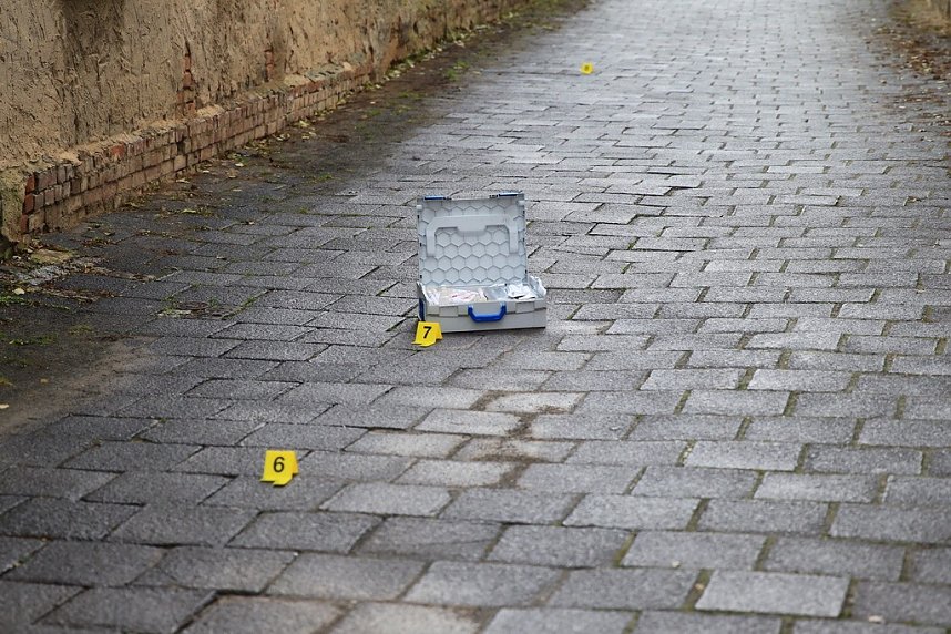 Gro&szlig;einsatz der Polizei in Berka