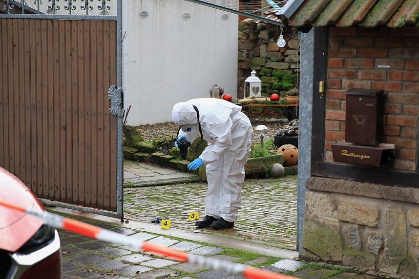 Gro&szlig;einsatz der Polizei in Berka