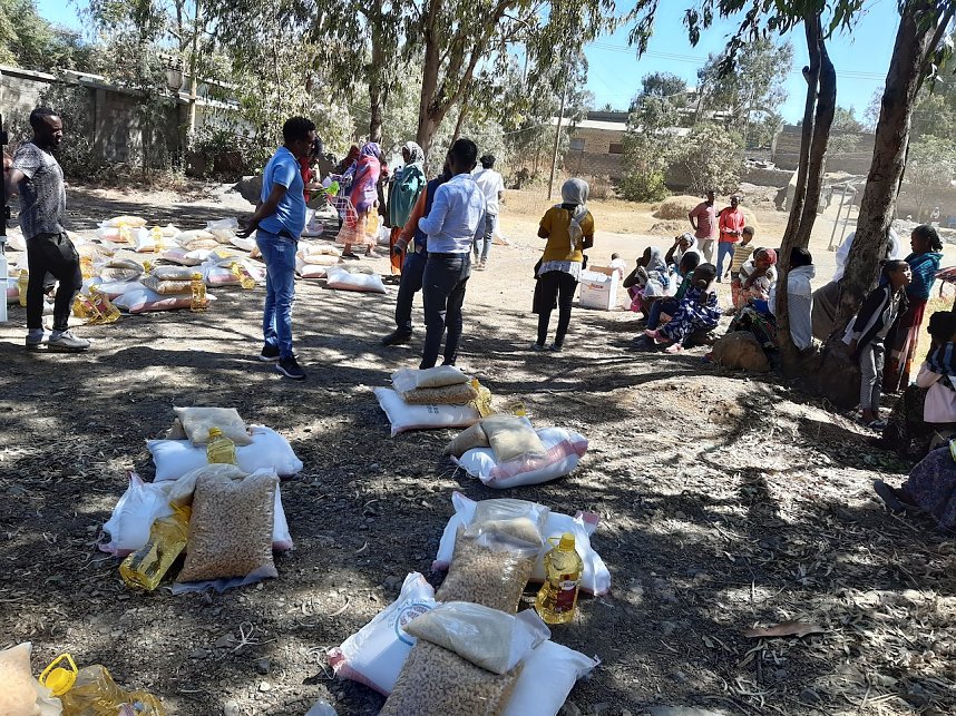Hilfslieferungen sind eingetroffen