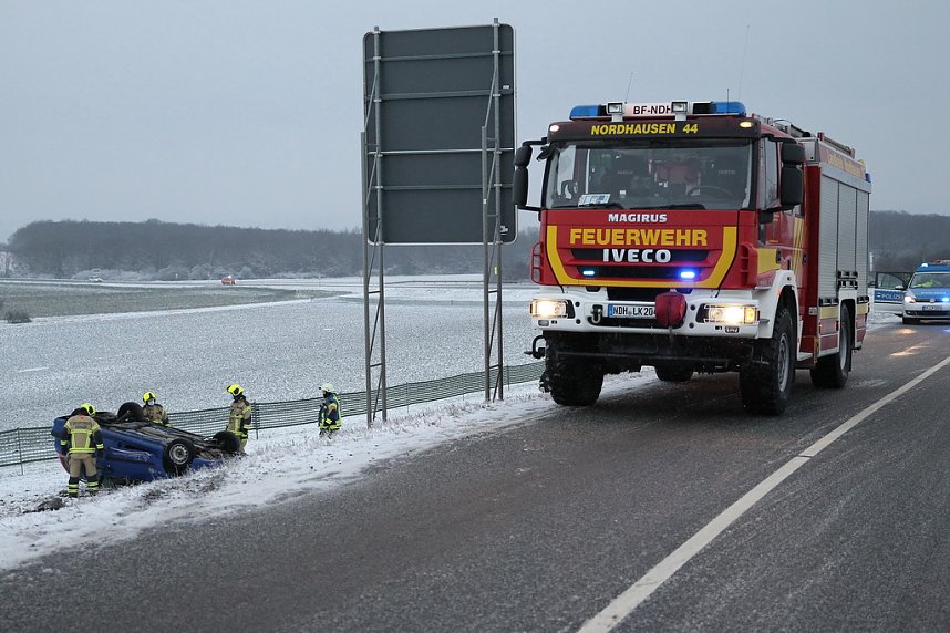 Verkehrsunfall auf den Hainer Bergen