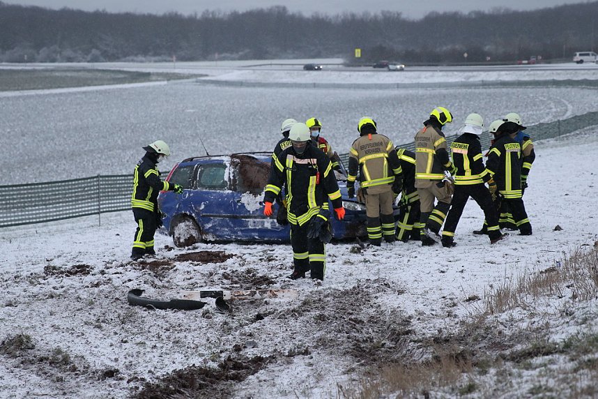 Verkehrsunfall auf den Hainer Bergen