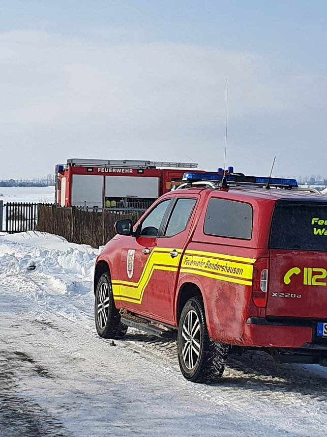 Scheunendach drohte einzubrechen