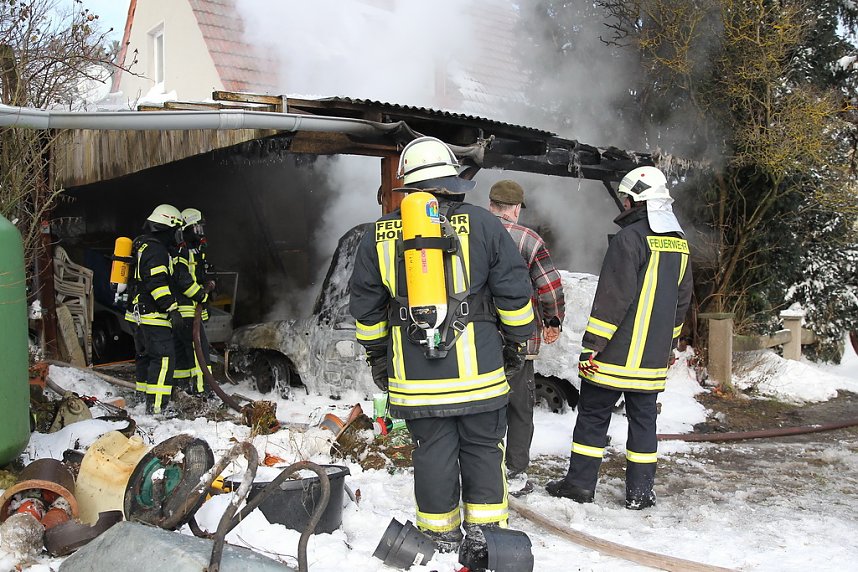 Autobrand in Niederspier