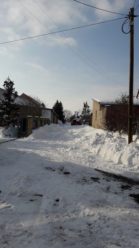 Schneeber&auml;umung in Schernberg