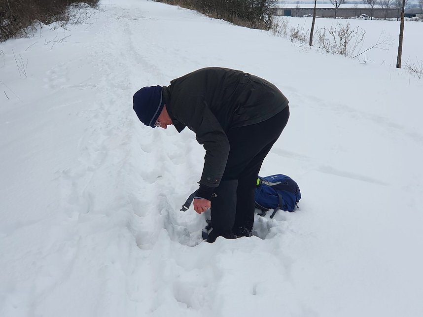 Auf dem 38. Hundertkilometermarsch