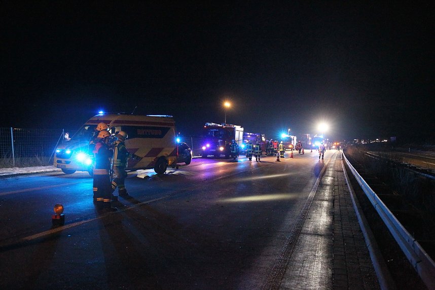 Unfall auf der Autobahn
