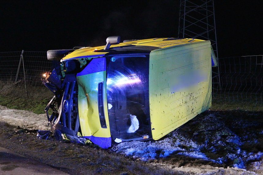 Unfall auf der Autobahn