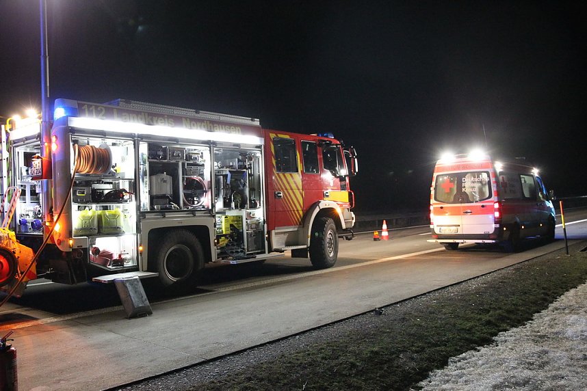 Unfall auf der Autobahn