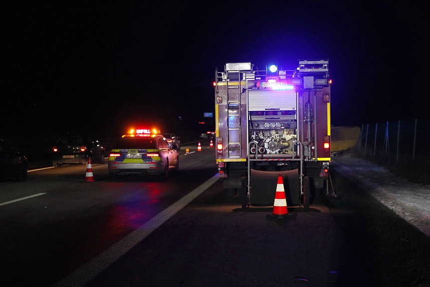 Unfall auf der Autobahn