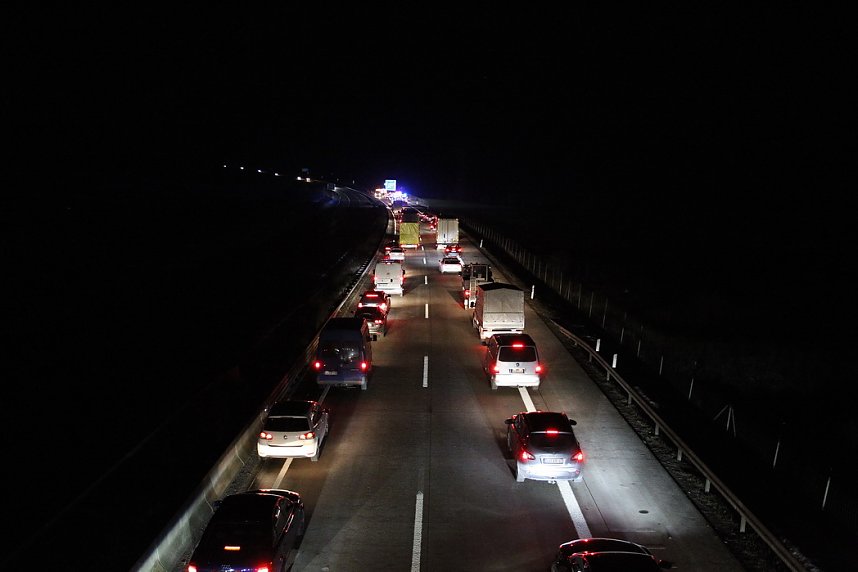 Unfall auf der Autobahn