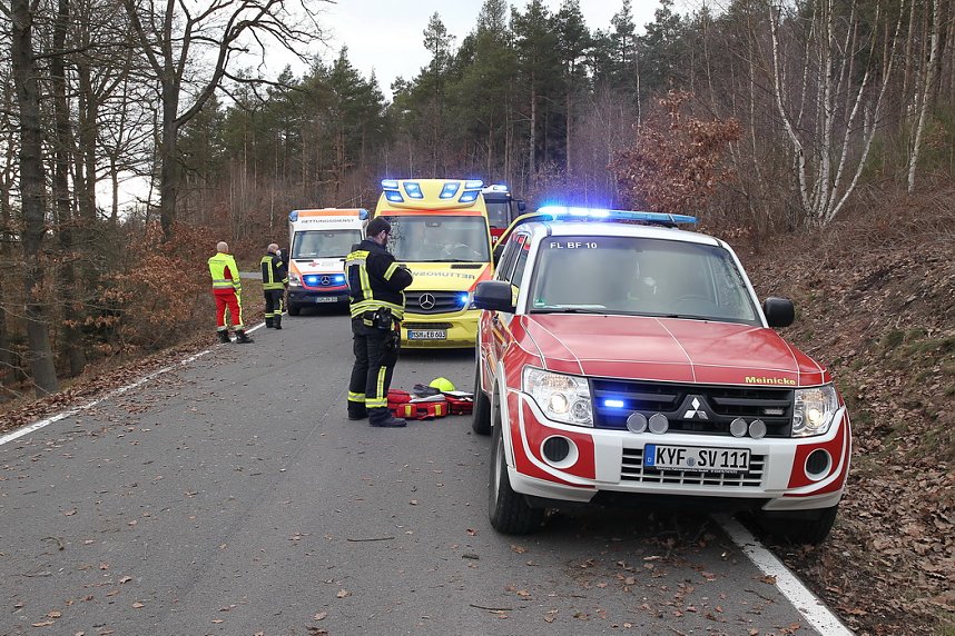Schwerer Unfall am Kyffh&auml;userdenkmal