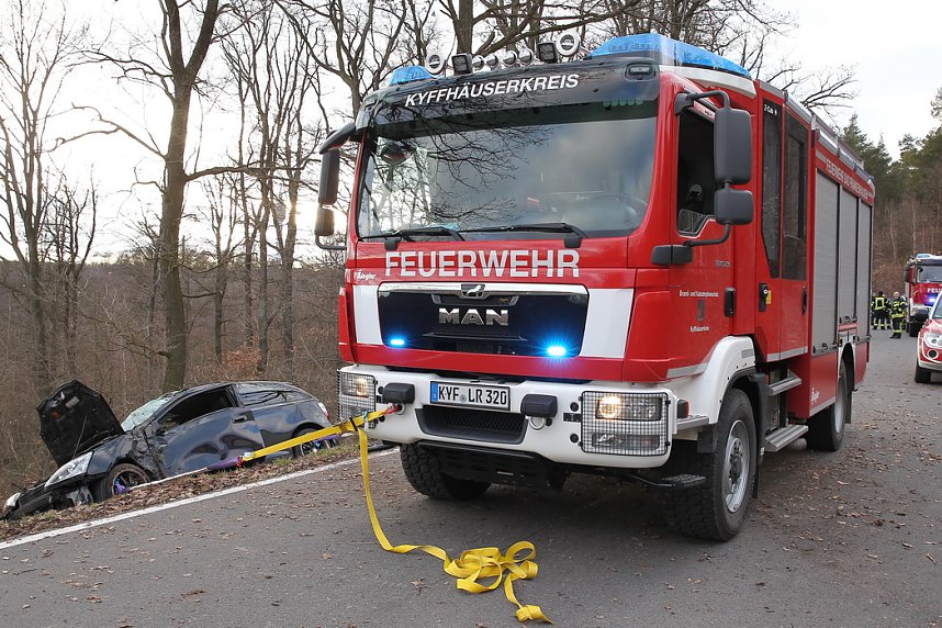 Schwerer Unfall am Kyffh&auml;userdenkmal