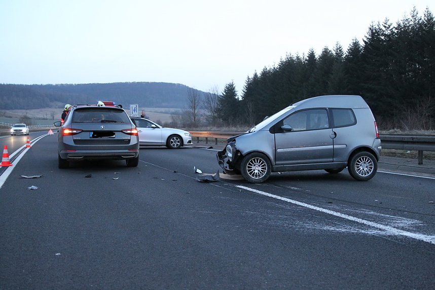 Zwei Unf&auml;lle auf der B4