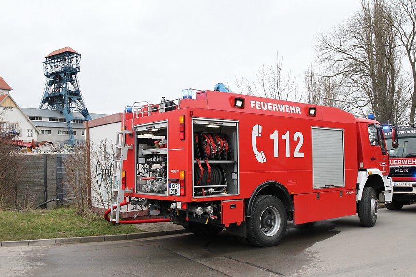 Containerbrand in Sondershausen