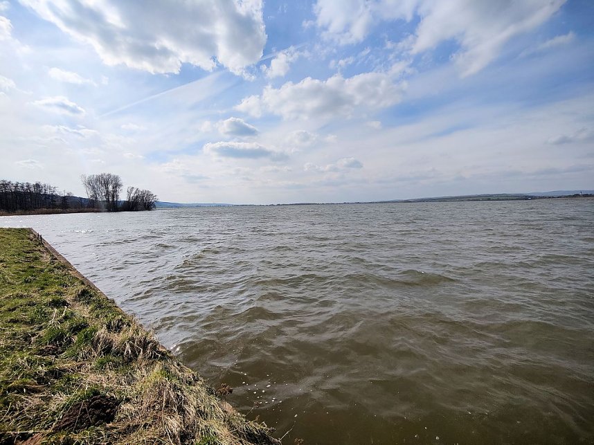 Peter Blei unterwegs am Stausee Kelbra