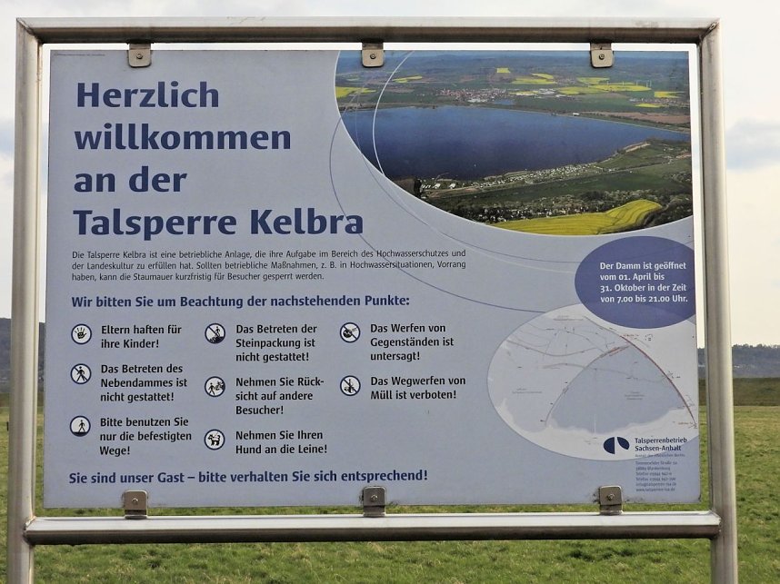 Peter Blei unterwegs am Stausee Kelbra
