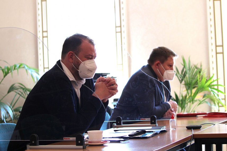 v.l.Daniel Knohr (Atene KOM), Christoph H&ouml;rold (AL Kreisentwicklung)