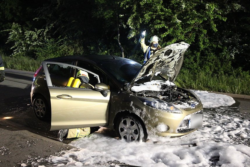 Fahrzeugbrand in Sondershausen