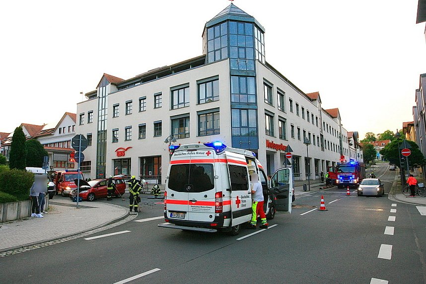 Unfall in Sondershausen