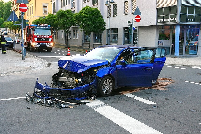 Unfall in Sondershausen