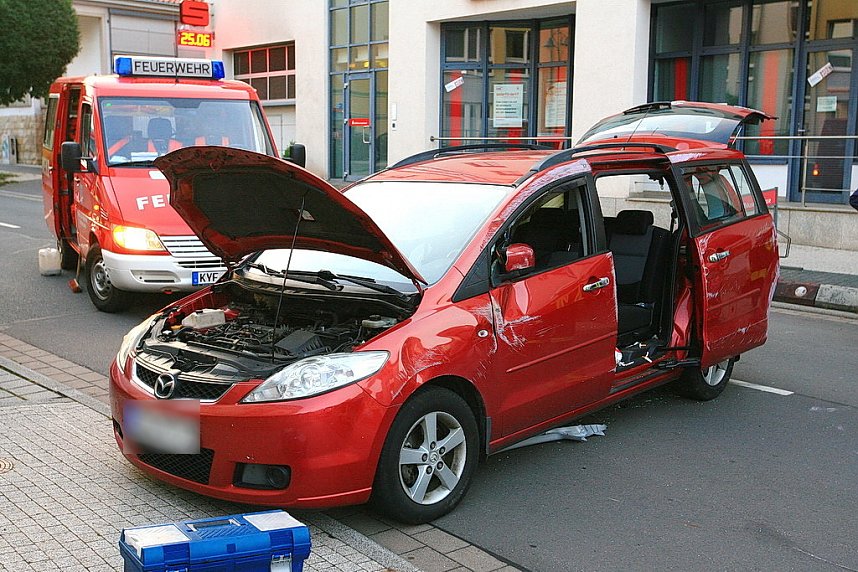 Unfall in Sondershausen