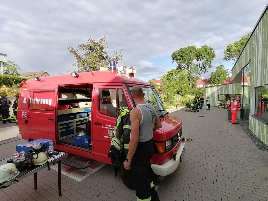 Gro&szlig;einsatz in Bad Frankenhausen
