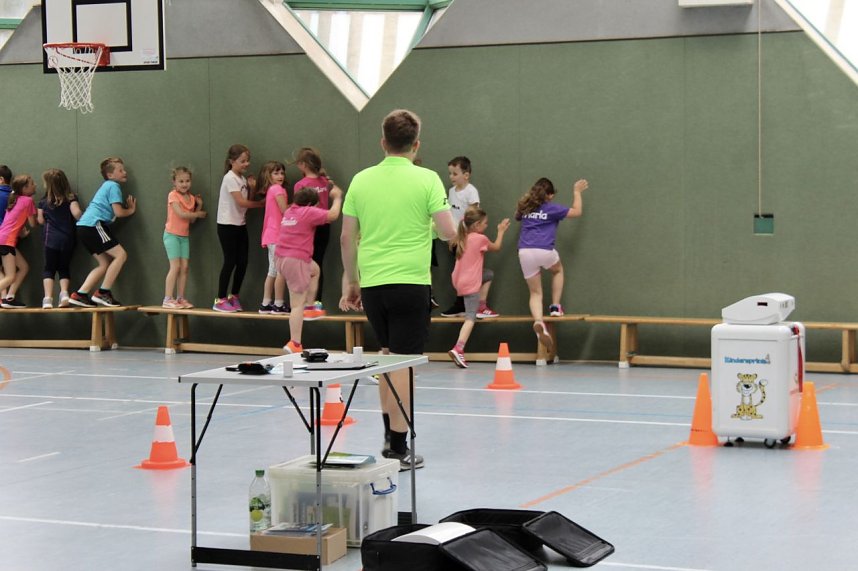 Bewegter Vormittag f&uuml;r 21 Sch&uuml;lerinnen und Sch&uuml;ler der Staatlichen Grundschule "Franzberg"