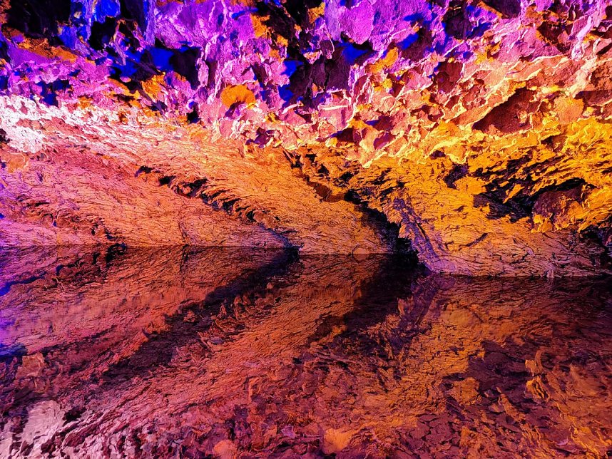 World of Lights in der Barbarossah&ouml;hle