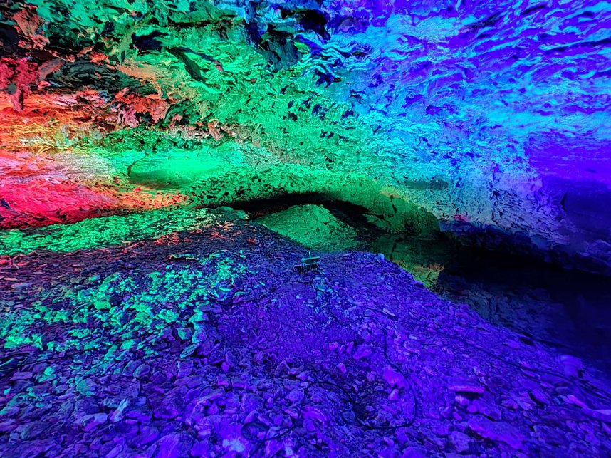 World of Lights in der Barbarossah&ouml;hle