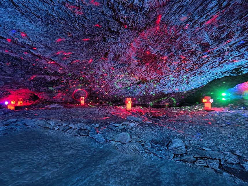 World of Lights in der Barbarossah&ouml;hle