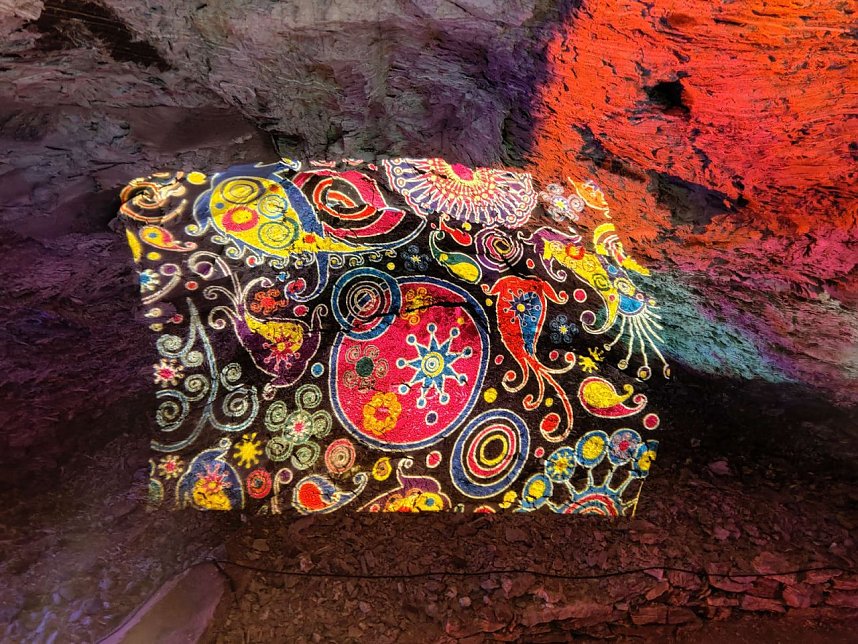 World of Lights in der Barbarossah&ouml;hle