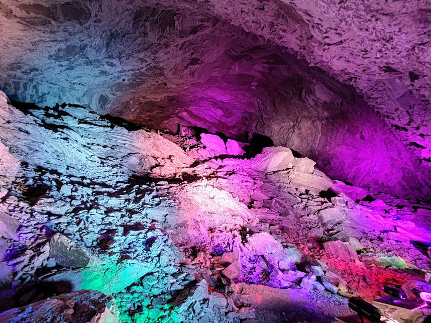 World of Lights in der Barbarossah&ouml;hle