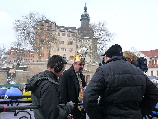 Erst&uuml;rmung Rathaus