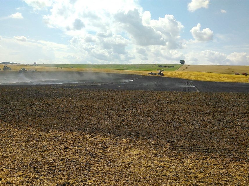 Feldbrand bei Allmenhausen