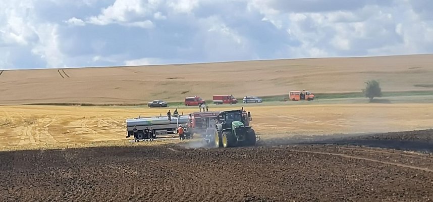 Feldbrand bei Allmenhausen