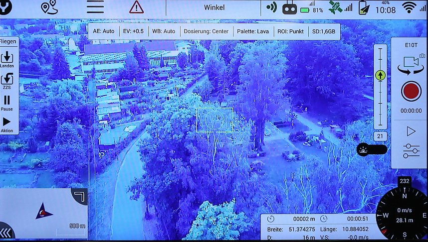 Mit Sp&uuml;rnase und Technik wurde gestern nach dem vermissten Senior gesucht