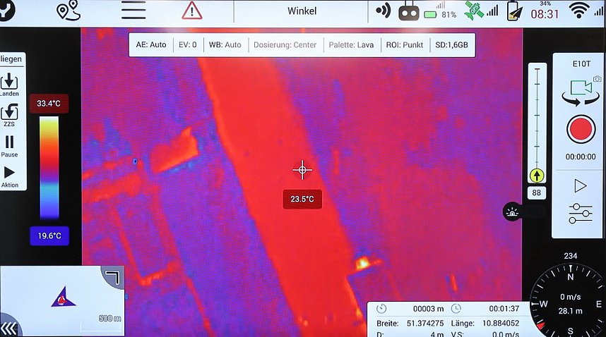 Mit Sp&uuml;rnase und Technik wurde gestern nach dem vermissten Senior gesucht