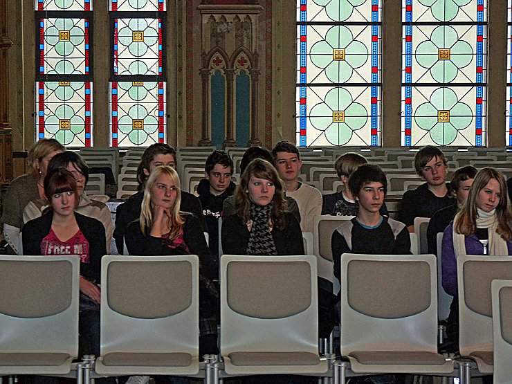 Musikstunde im Scholl-Gymnasium