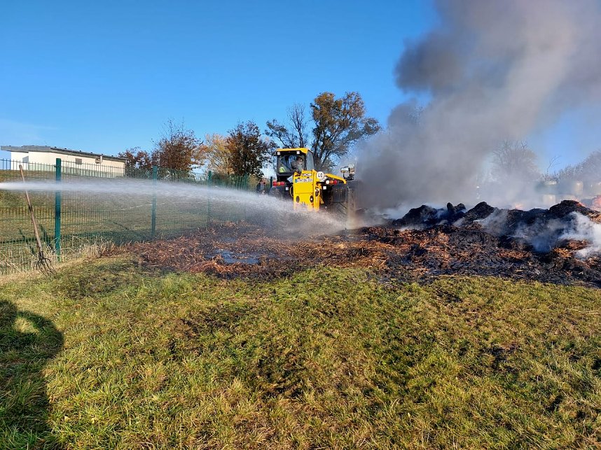 Einsatz der Feuerwehr bei Brand in Kirchengel