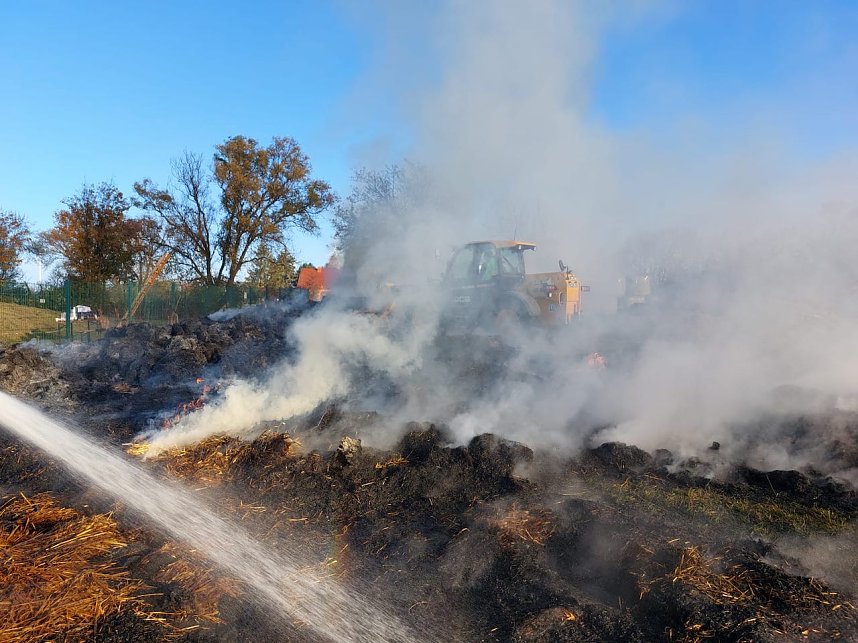 Einsatz der Feuerwehr bei Brand in Kirchengel