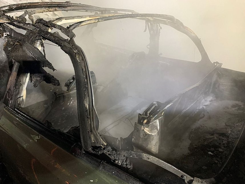 Fahrzeugbrand bei Ebeleben